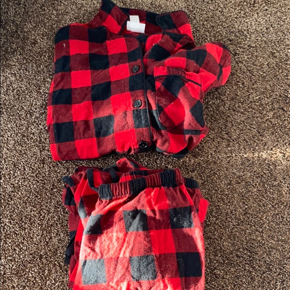 collard checkered pj set